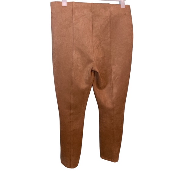 Chicos Faux Suede Leggings - Picture 2 of 11